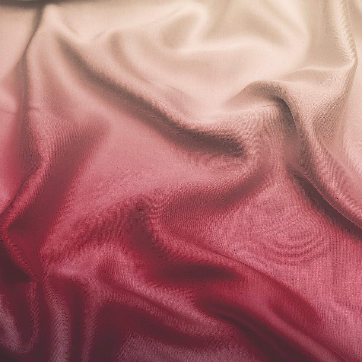 Red & Cream Shaded Ombre Pattern Digital Print - rarefindfabrics