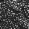 Black And White Polka Dots Digital Print - rarefindfabrics