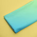 Green & Blue Shaded Ombre Pattern Digital Print - rarefindfabrics