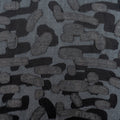 Black Jacquard Upholstery Fabric with Designs - rarefindfabrics