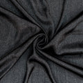 Jetblack Jacquard Fabric with Self Designs - rarefindfabrics