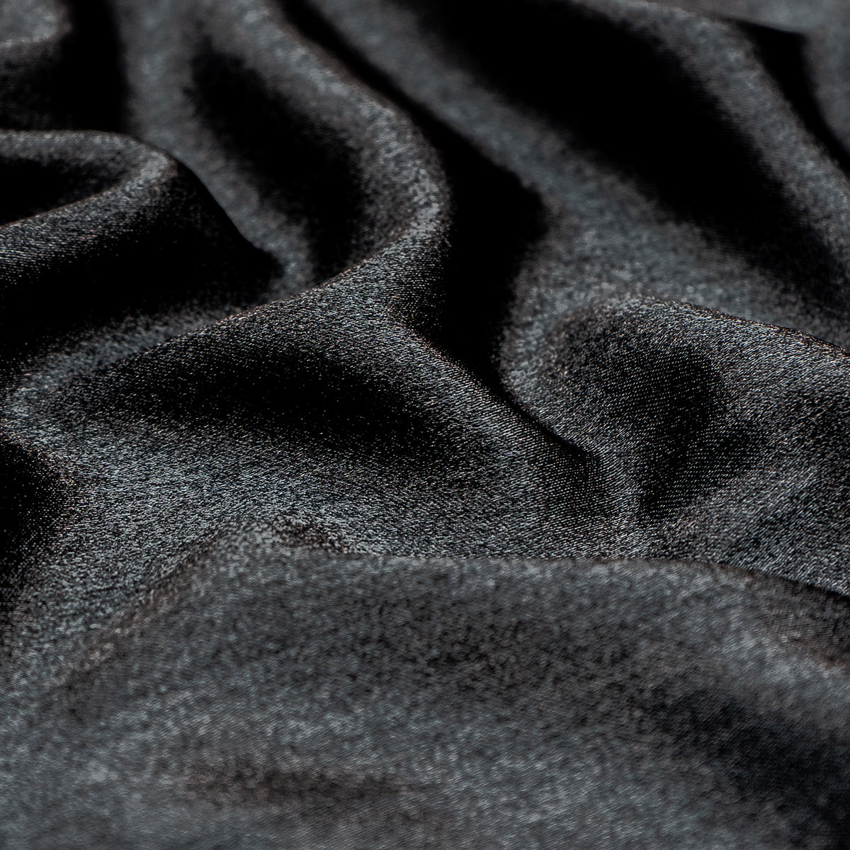 Jetblack Jacquard Fabric with Self Designs - rarefindfabrics