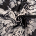Shading Pattern Graphic Print Silk - rarefindfabrics
