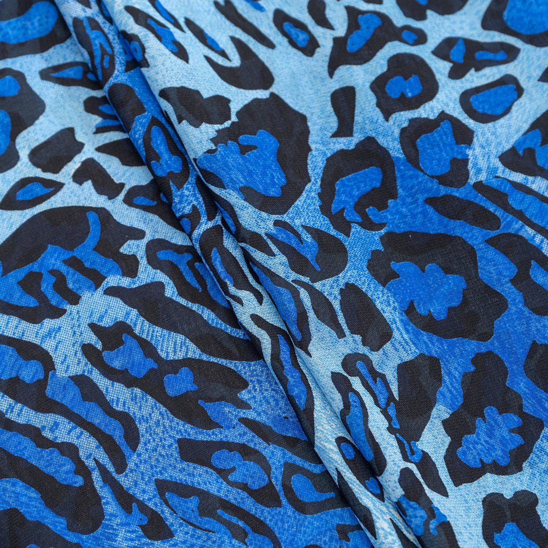 Amber Roar Pattern Digital Chiffon Fabric - rarefindfabrics